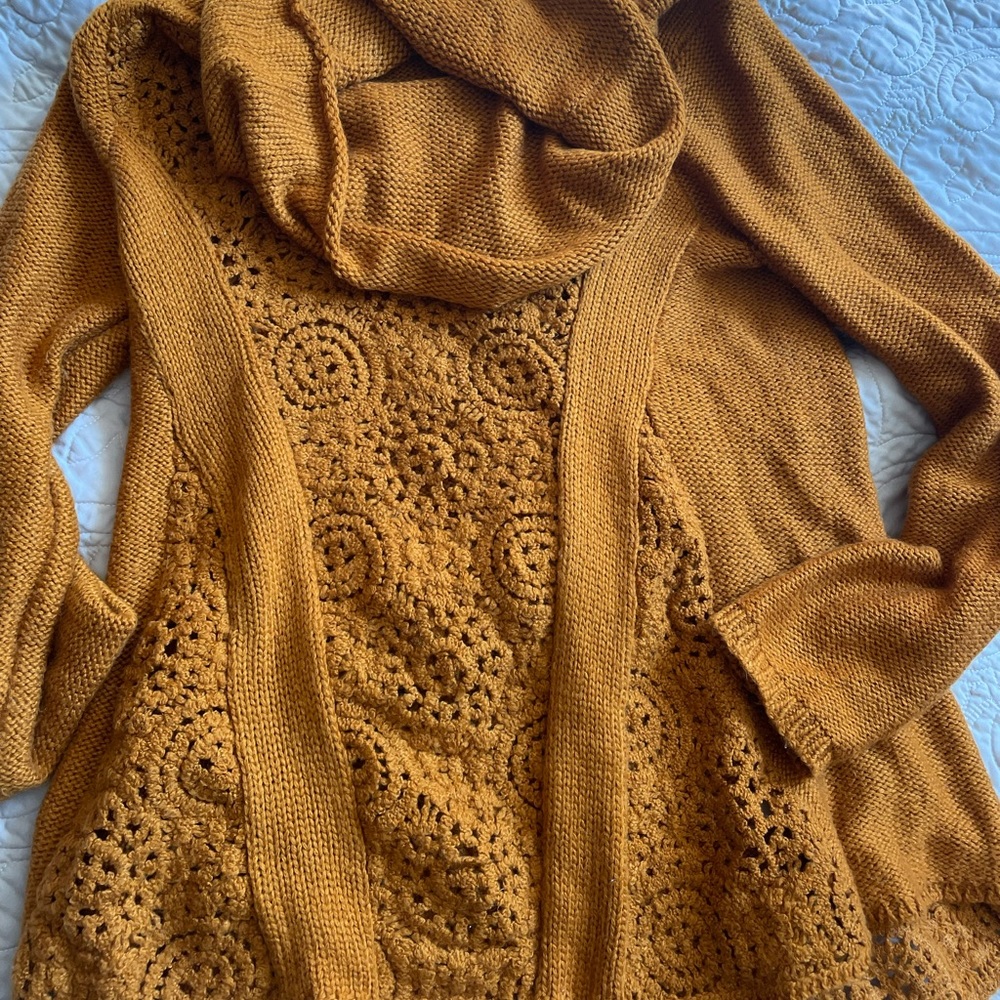 Orange sweater